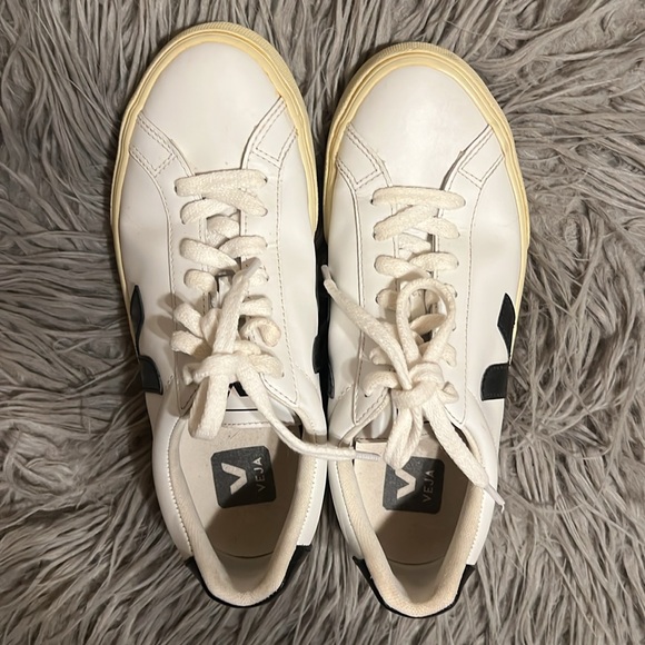 VEJA Campo Bicolor Leather Low-Top Sneakers size 5 - Picture 11 of 13